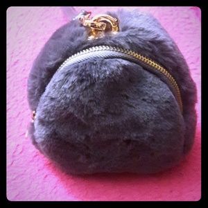 Mini Fur Change Purse (NWOT)